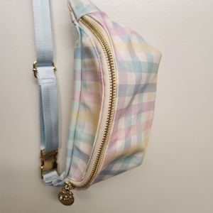 Stoney Clover Lane Rainbow Gingham Fanny Pack